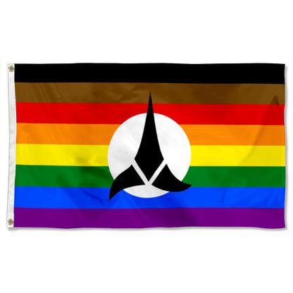 "Klingon Pride" Star Trek Theme flag 3x5ft banner man cave