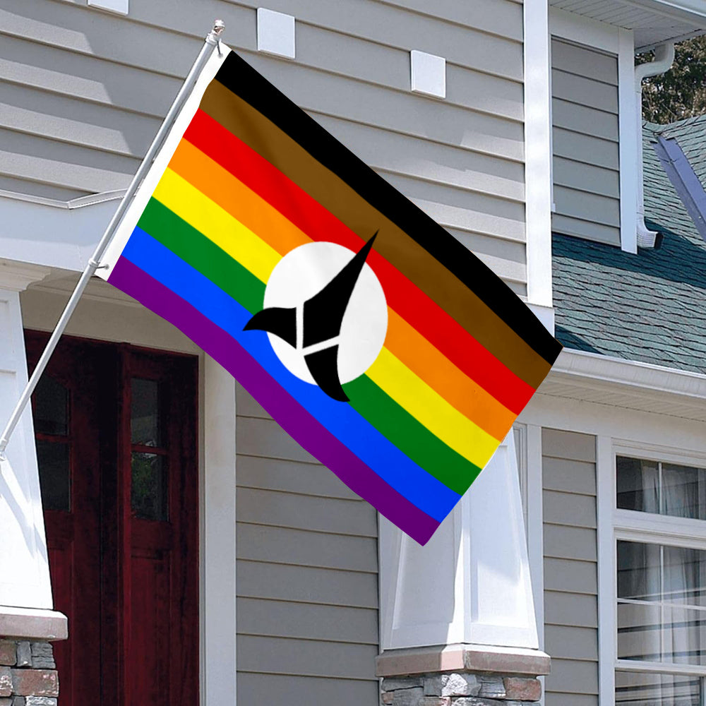 "Klingon Pride" Star Trek Theme flag 3x5ft banner man cave