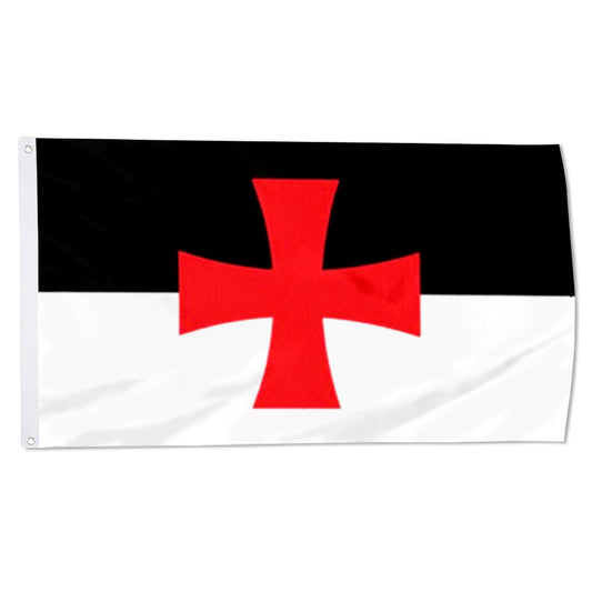 Knight Templar flag 3x5ft banner man cave