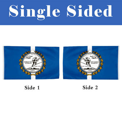 Korean War Veterans flag 3x5ft banner man cave