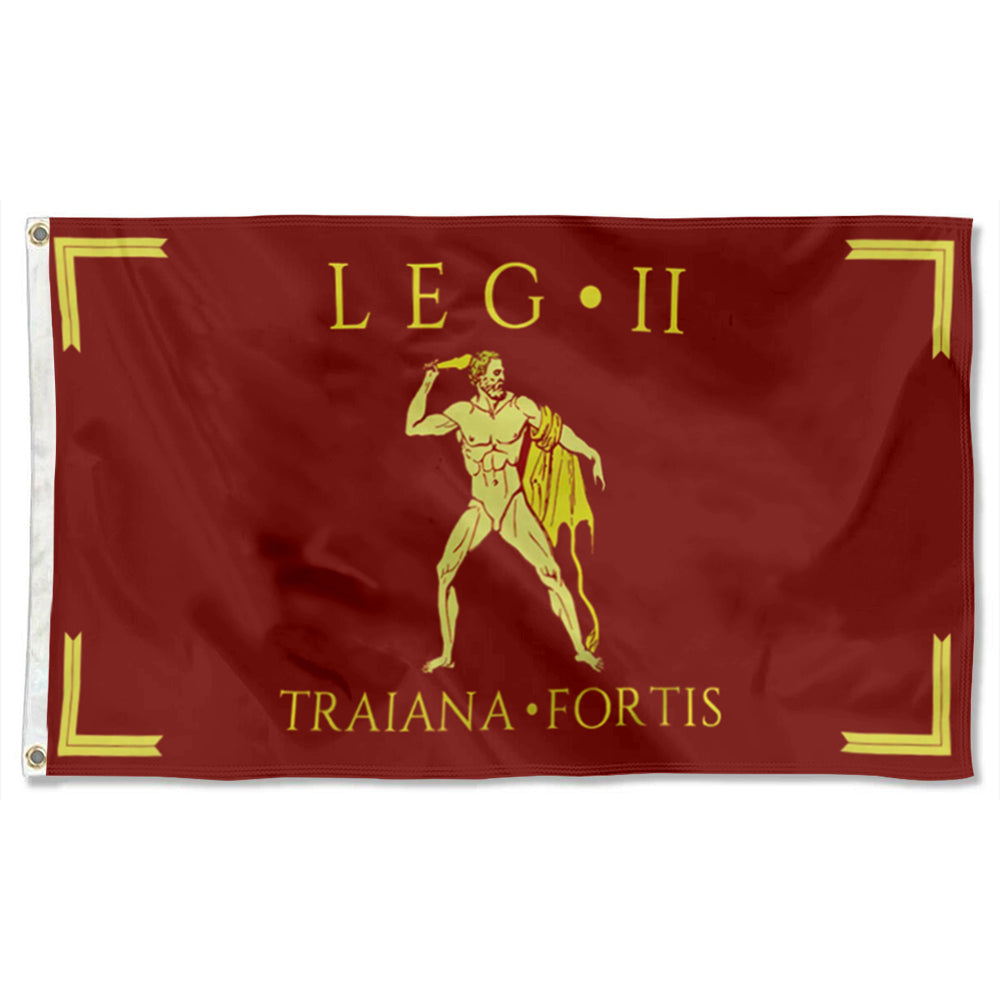 "Legio II Traiana Fortis" Theme flag 3x5ft banner man cave