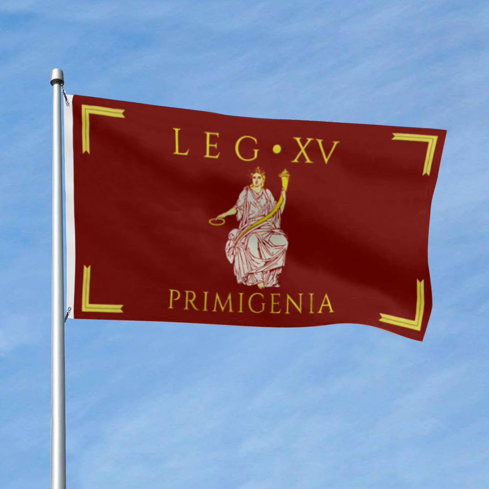 "Legio XV Primigenia" Theme flag 3x5ft banner man cave