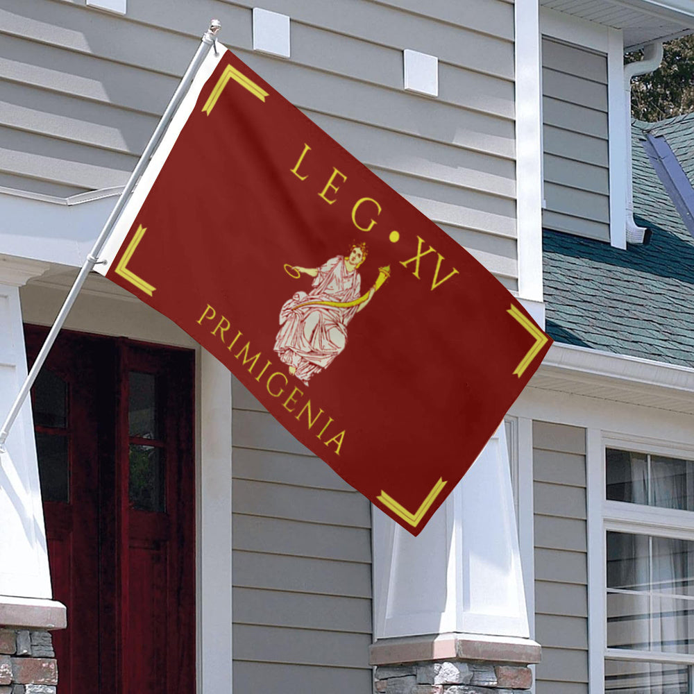 "Legio XV Primigenia" Theme flag 3x5ft banner man cave