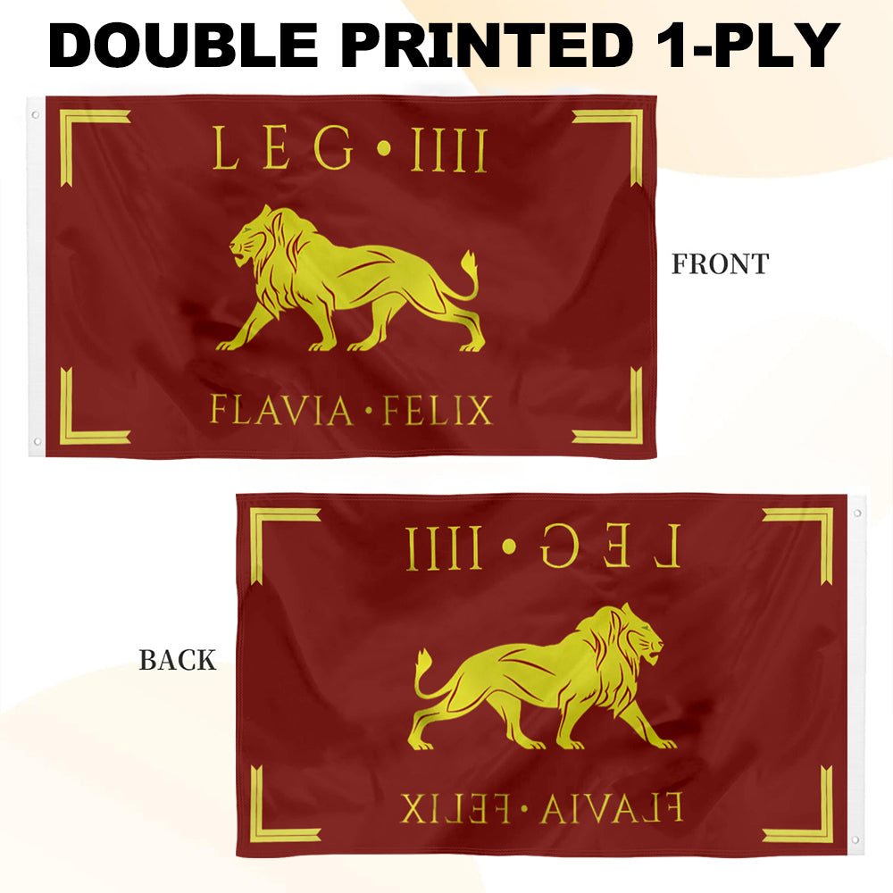 "Legio IV Flavia Felix" Theme flag 3x5ft banner man cave