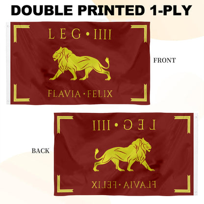 "Legio IV Flavia Felix" Theme flag 3x5ft banner man cave