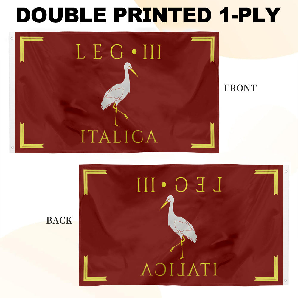 "Legio III Italica" Theme flag 3x5ft banner man cave