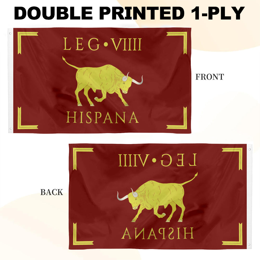 "Legio IX Hispana" Theme flag 3x5ft banner man cave