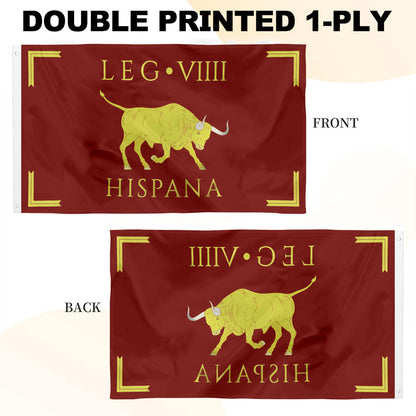"Legio IX Hispana" Theme flag 3x5ft banner man cave