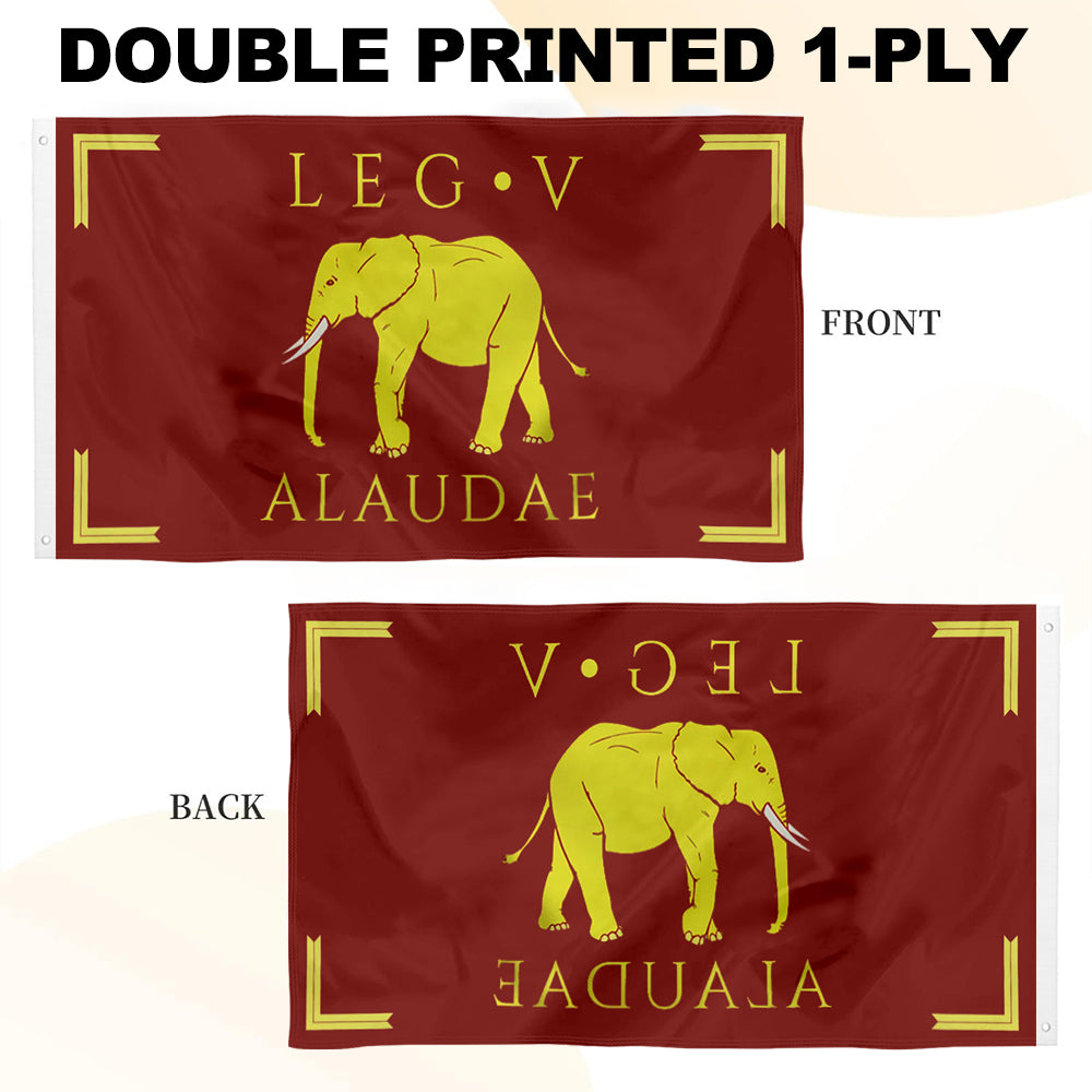 "Legio V Alaudae" Theme flag 3x5ft banner man cave