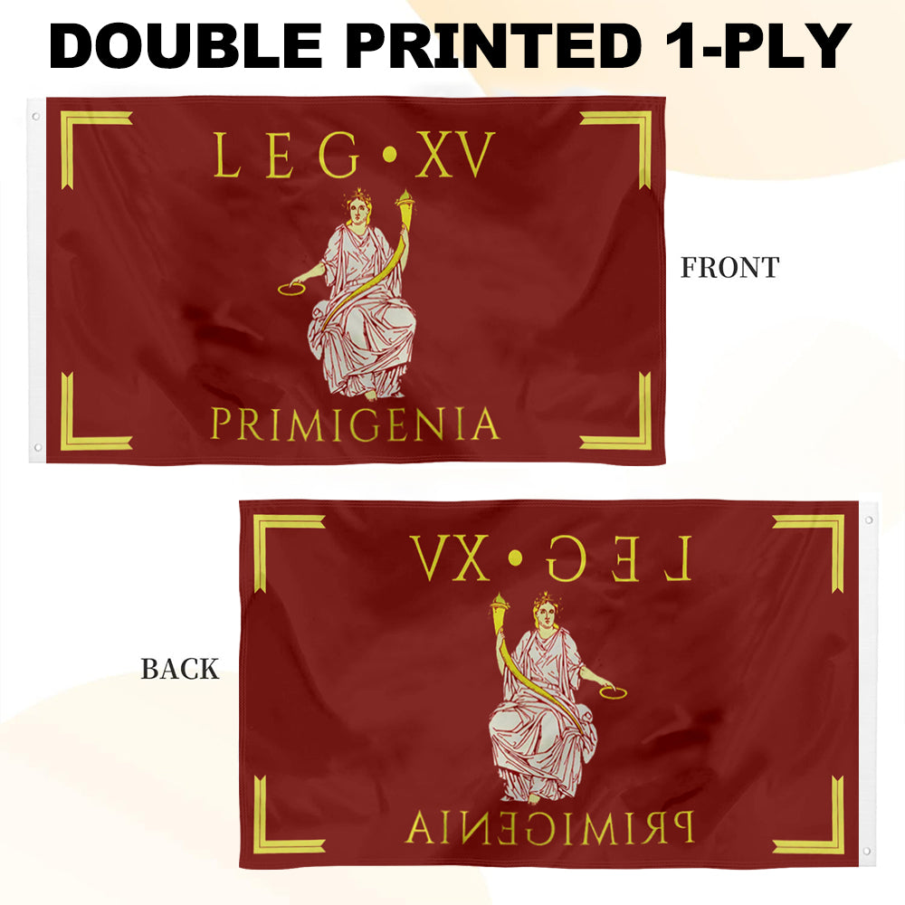 "Legio XV Primigenia" Theme flag 3x5ft banner man cave
