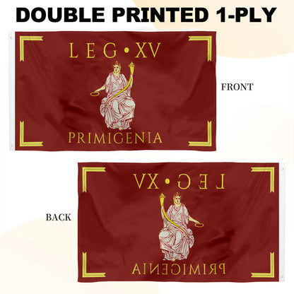 "Legio XV Primigenia" Theme flag 3x5ft banner man cave