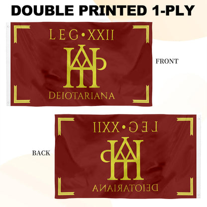 "Legio XXII Deiotariana" Theme flag 3x5ft banner man cave