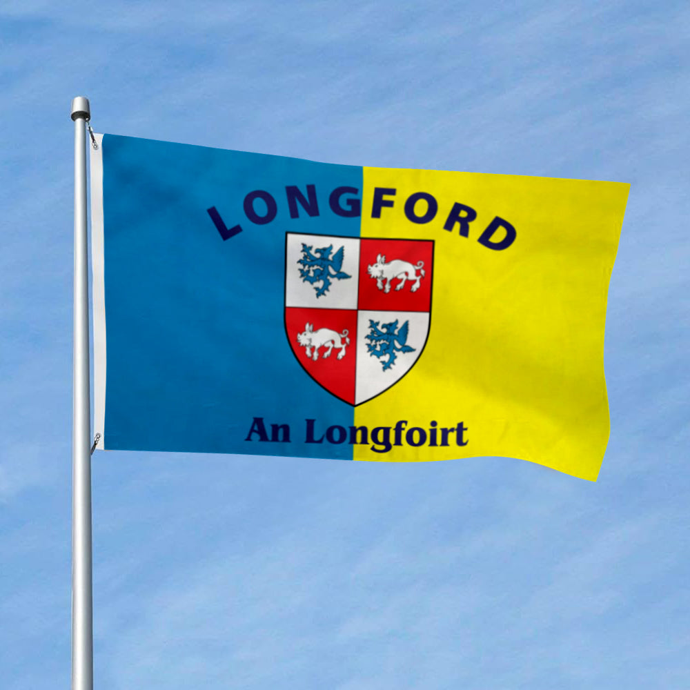 Longford Ireland County flag 3x5ft banner man cave