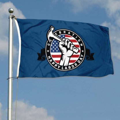 Labor Day Celebration flag 3x5ft banner man cave
