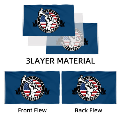 Labor Day Celebration flag 3x5ft banner man cave