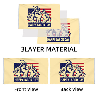 Labor Day Celebration flag (Multi-Tool Style) 3x5ft banner man cave