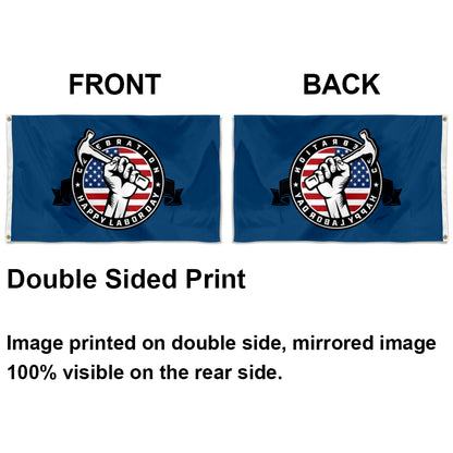Labor Day Celebration flag 3x5ft banner man cave