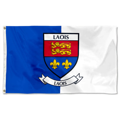 Laois County Coat of Arms Ireland flag 3x5ft banner man cave