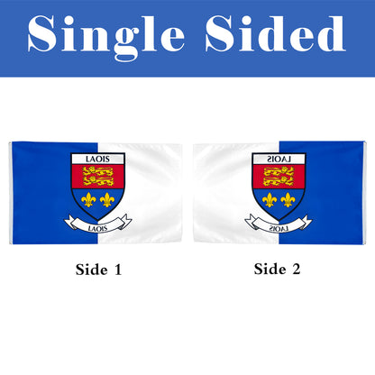 Laois County Coat of Arms Ireland flag 3x5ft banner man cave