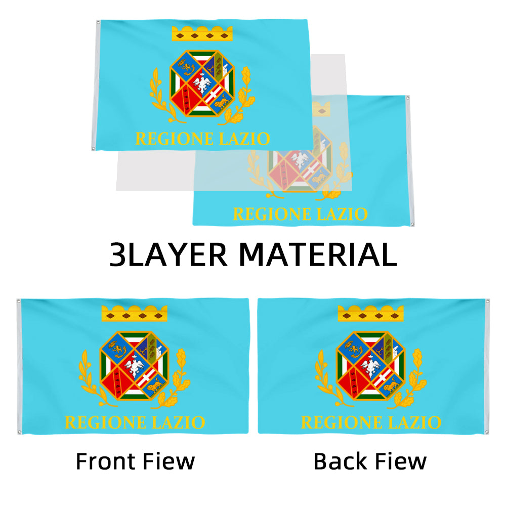 Lazio (Italy) Regional Flag 3x5ft Banner Man Cave