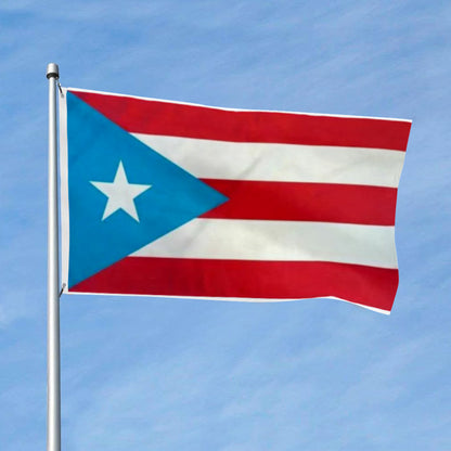 Light Blue Flag of Puerto Rico Puerto Rican PR State Star US flag 3x5ft banner man cave