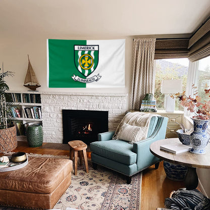 Limerick County Coat of Arms Ireland flag 3x5ft banner man cave