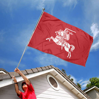 Lithuanian Traditional Vytis Knight flag 3x5ft banner man cave