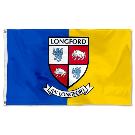 Longford County Coat of Arms Ireland flag 3x5ft banner man cave