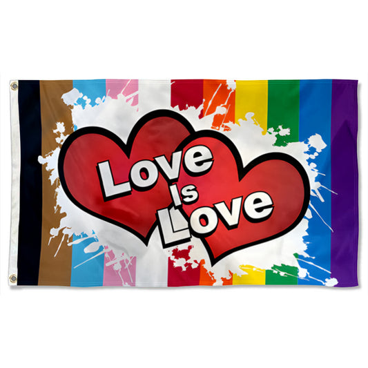 Love is Love Rainbow flag 3x5ft banner man cave