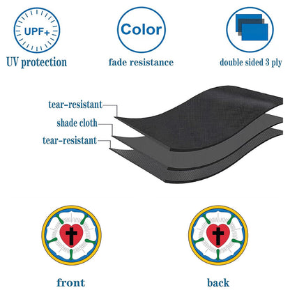 Lutheran Rose flag 3x5ft banner man cave