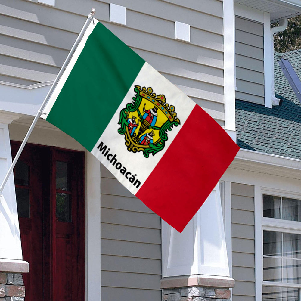 Michoacan Mexico State flag 3x5ft banner man cave