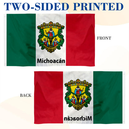Michoacan Mexico State flag 3x5ft banner man cave