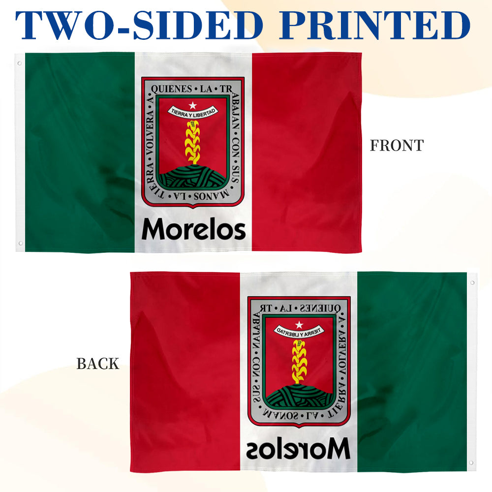 Morelos Mexico State flag 3x5ft banner man cave