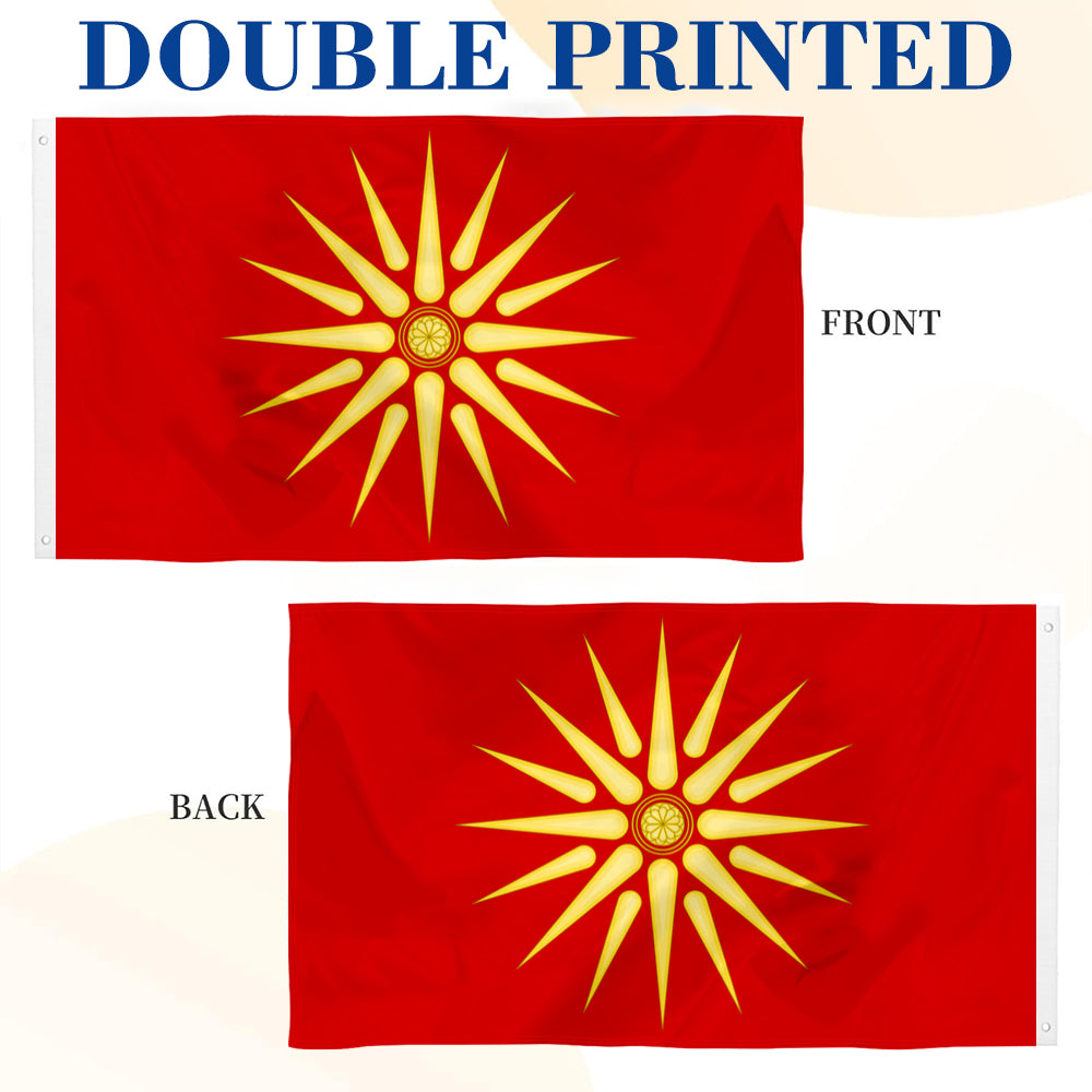 Macedonian Empire flag 3x5ft banner man cave