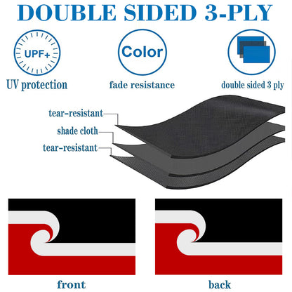 Maori Sovereignty Movement flag 3x5ft banner man cave