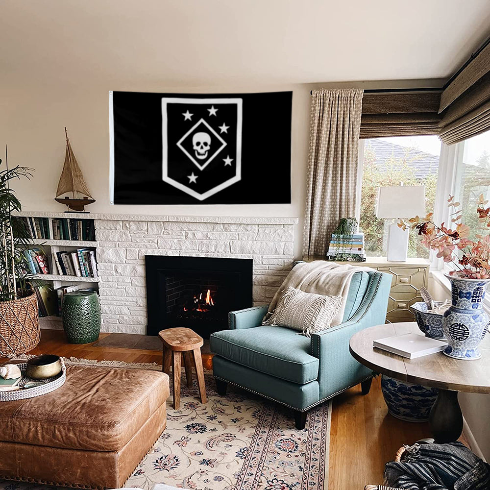 Marine Raiders flag 3x5ft banner man cave