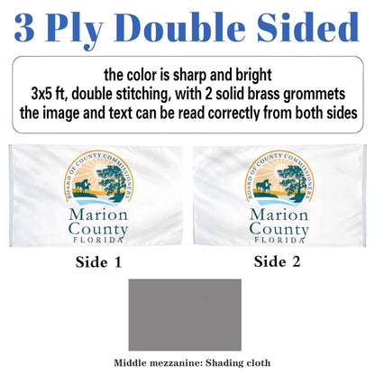 Marion County flag 3x5ft banner man cave