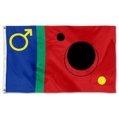 "Mars Theme" Creative flag 3x5ft banner man cave