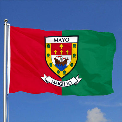 Mayo County Coat of Arms Ireland flag 3x5ft banner man cave