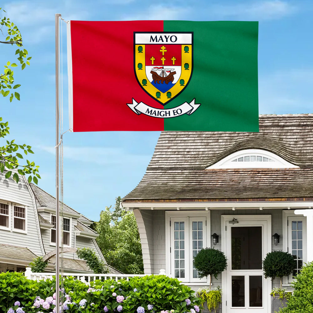 Mayo County Coat of Arms Ireland flag 3x5ft banner man cave