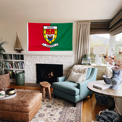 Mayo County Coat of Arms Ireland flag 3x5ft banner man cave