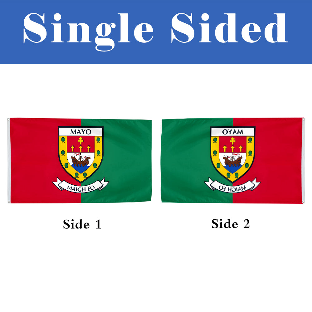 Mayo County Coat of Arms Ireland flag 3x5ft banner man cave