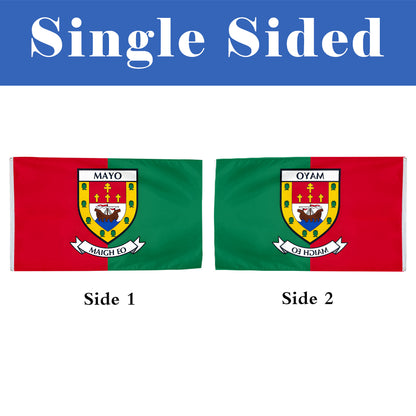 Mayo County Coat of Arms Ireland flag 3x5ft banner man cave