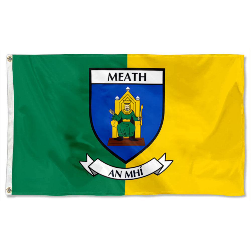 Meath County Coat of Arms Ireland flag 3x5ft banner man cave