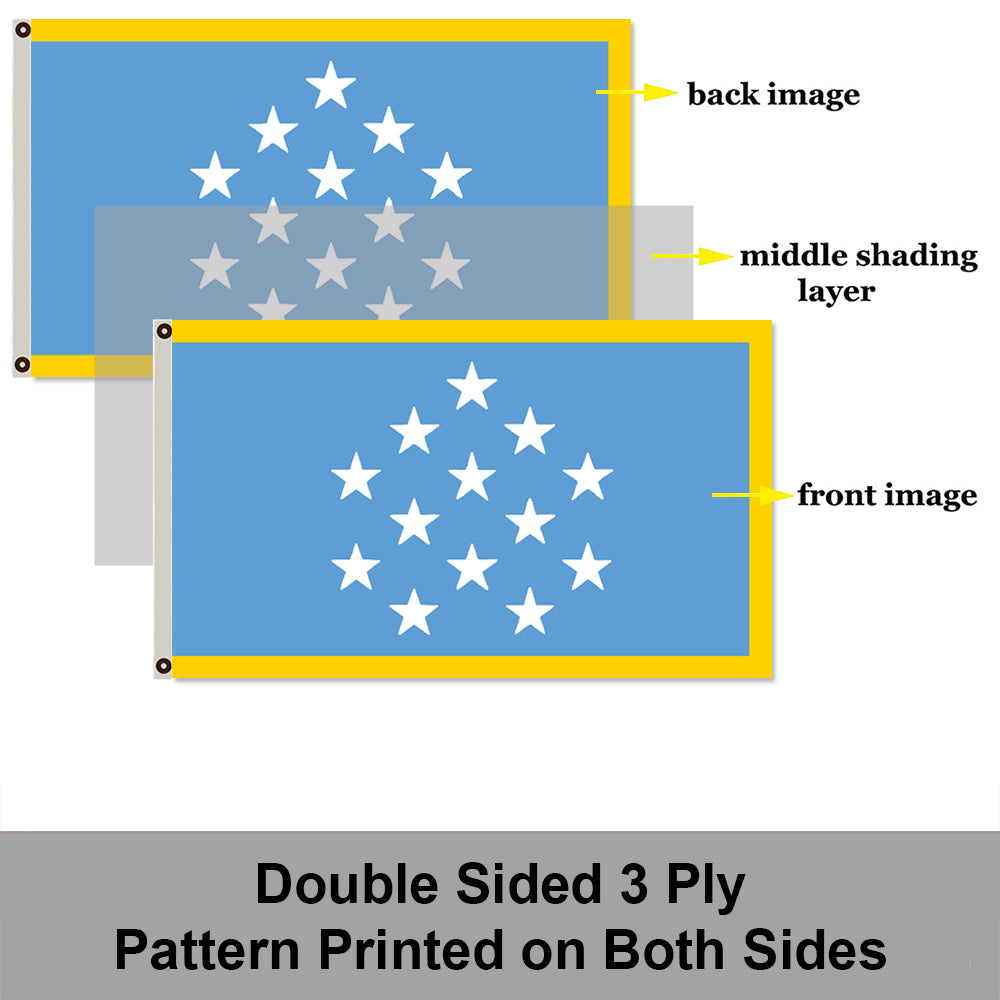 Medal of Honor flag with Gold Fringe flags 3x5ft banner man cave