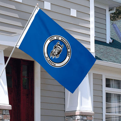 Medicine Hat City flag 3x5ft banner man cave 2
