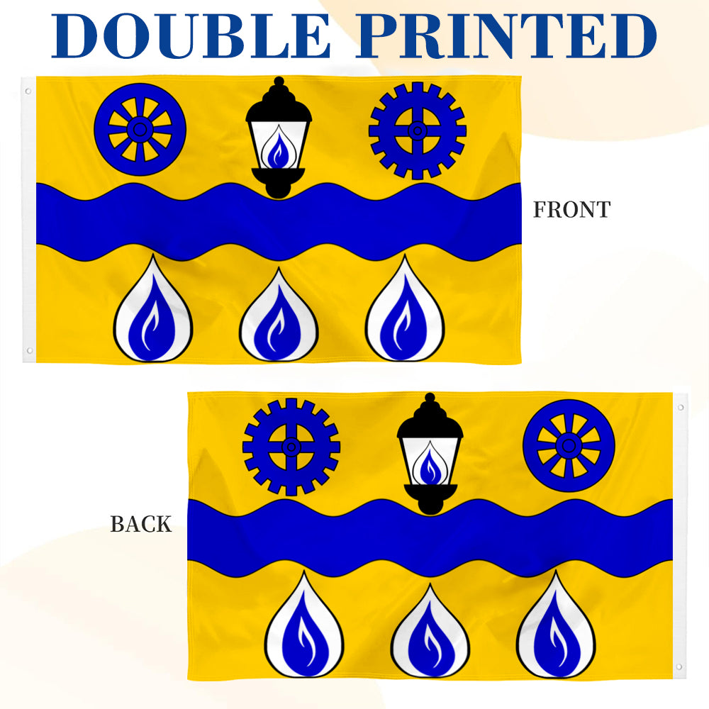 Medicine Hat City flag 3x5ft banner man cave