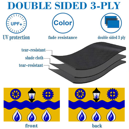 Medicine Hat City flag 3x5ft banner man cave