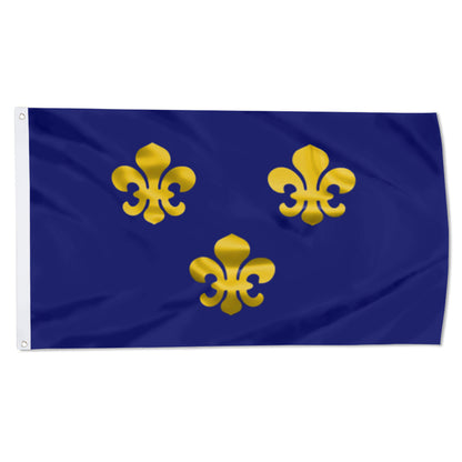 Medieval France flag 3x5ft banner man cave
