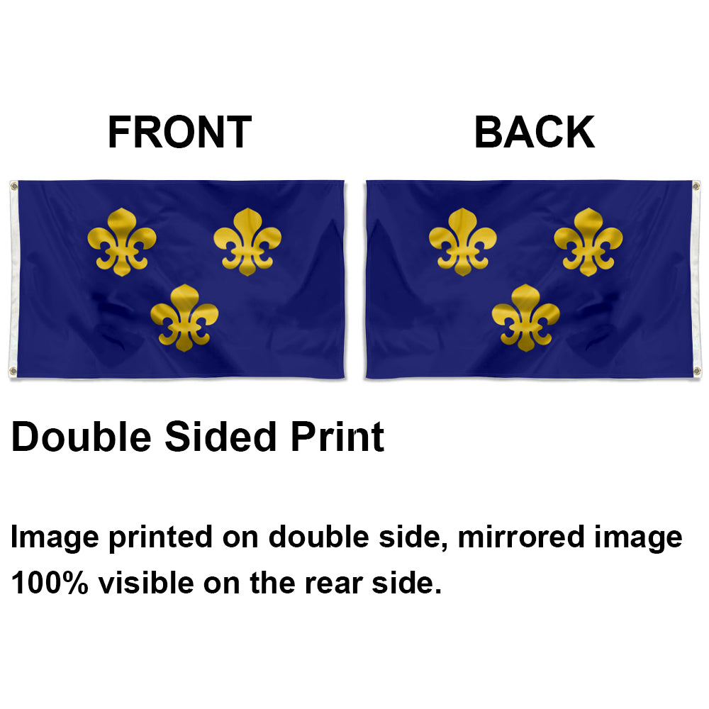 Medieval France flag 3x5ft banner man cave